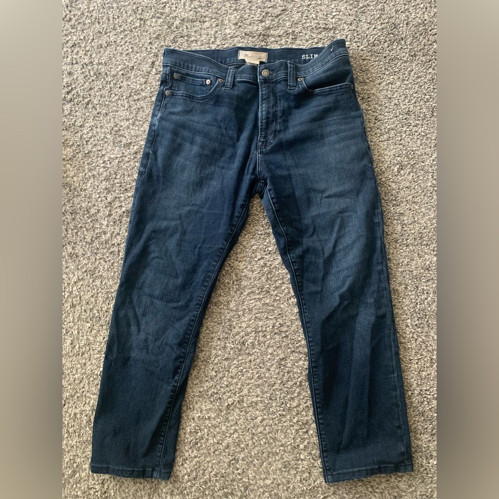 Madewell Men's Dark Blue Slim Jeans w32 L20